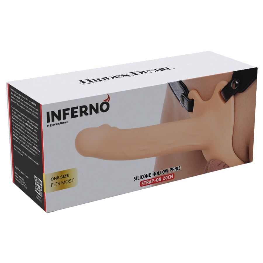 Inferno manchon pénis avec strap-on 20 cm – Hidden Desire