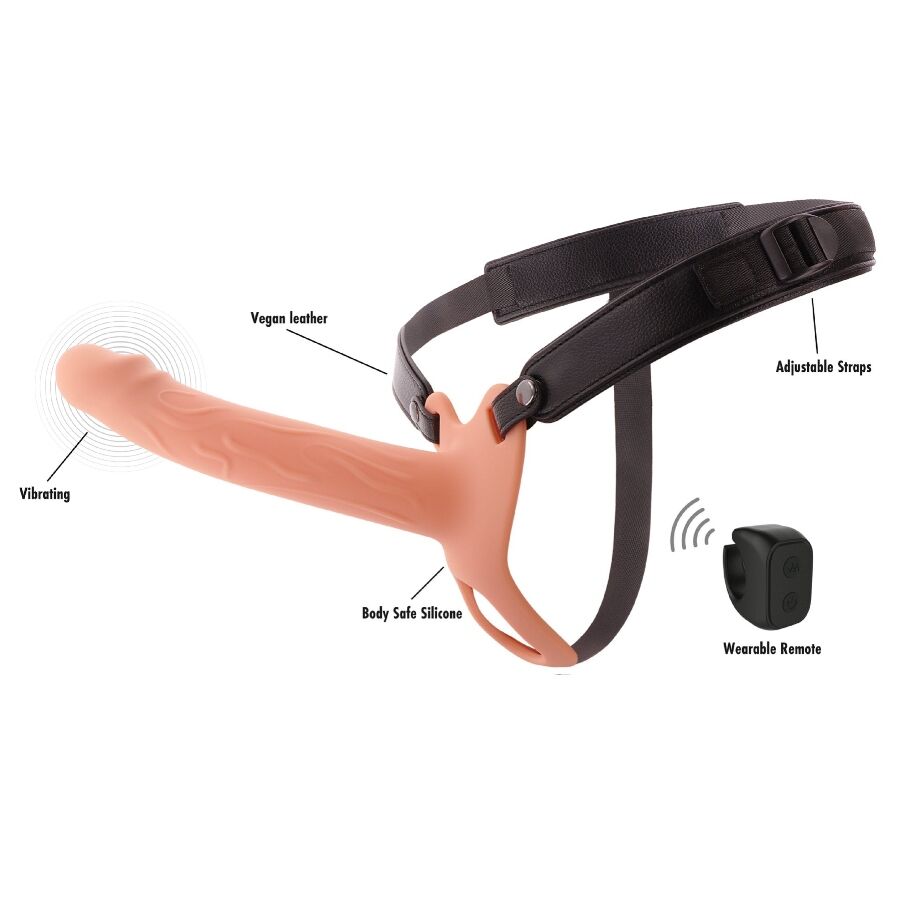 Vibrateur inferno manchon pénis vibrant avec strap-on 20 cm – Hidden Desire