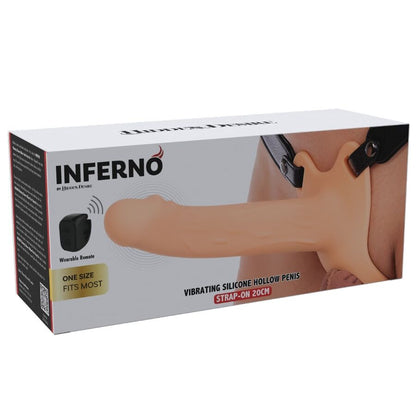 Vibrateur inferno manchon pénis vibrant avec strap-on 20 cm – Hidden Desire