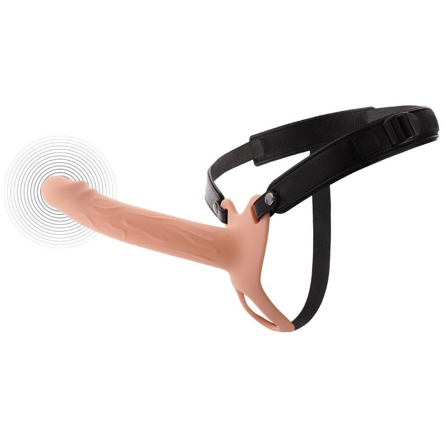 Vibrateur inferno manchon pénis vibrant avec strap-on 20 cm – Hidden Desire