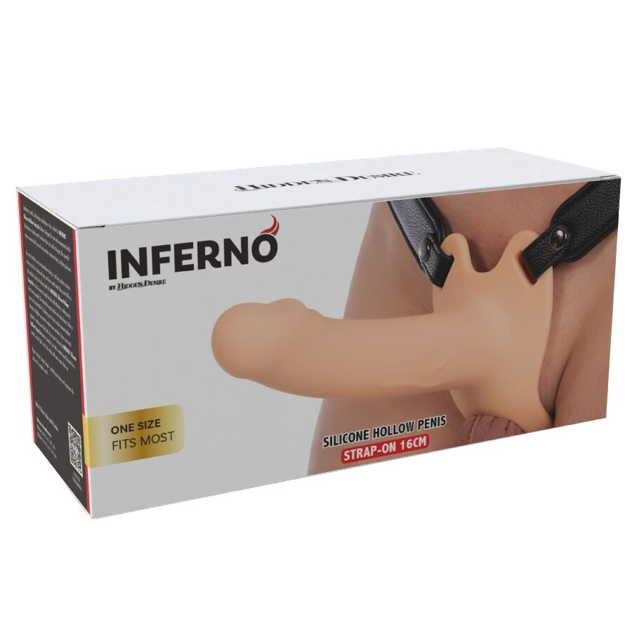 Inferno manchon pénis avec sangle 16 cm – Hidden Desire