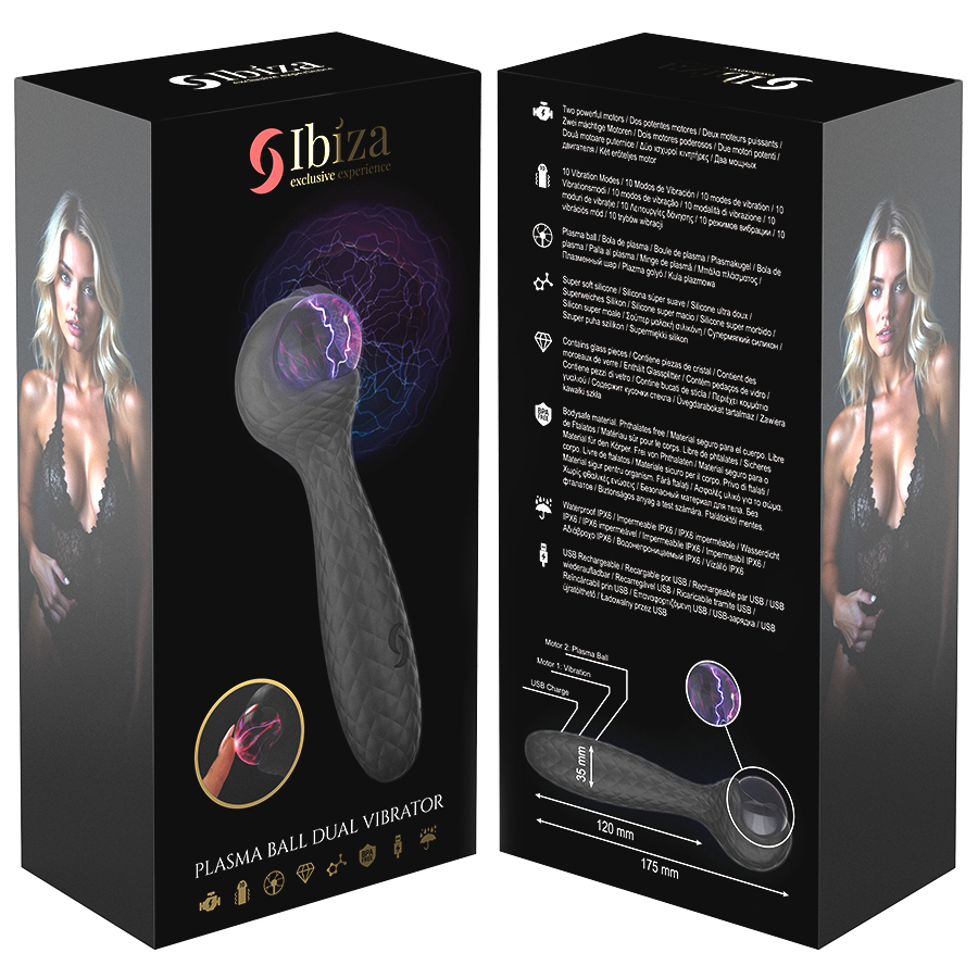 Vibrateur et stimulateur à plasma sphere – Ibiza