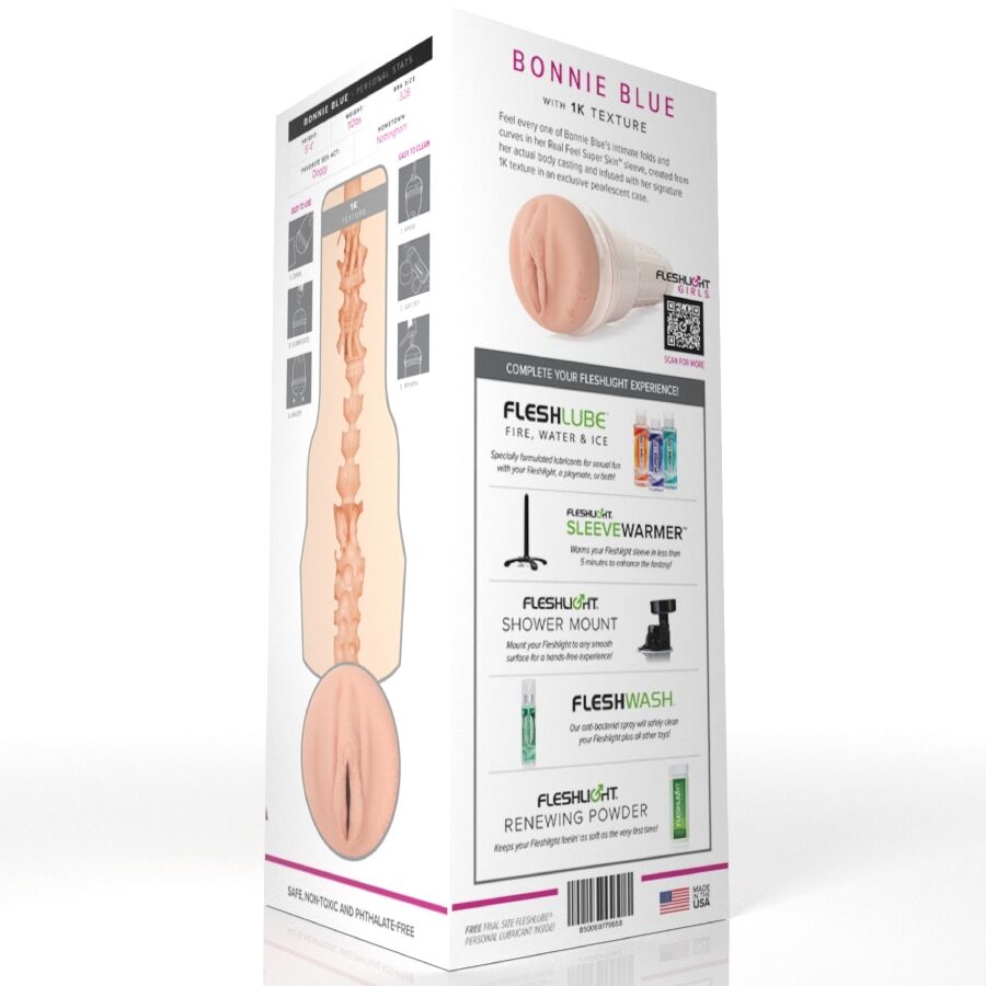 Masturbateur bonnie bleu avec texture 1k vagin – Fleshlight Girls