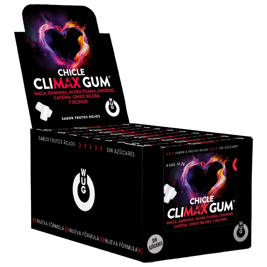 Climax | présentoir 12 x 8 unités – Wug Sex Sense