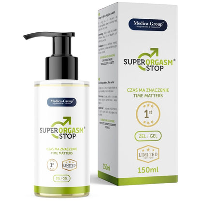 Lubrifiant super orgasm stop gel intime pour hommes 150 ml – Medica Group