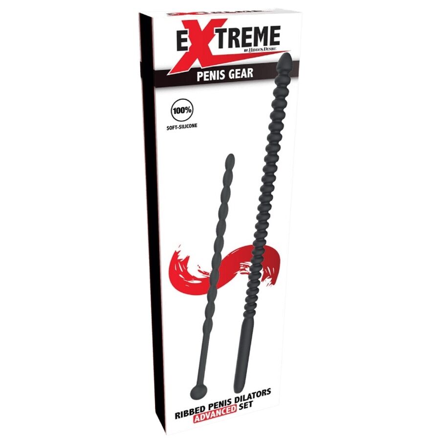 Extreme advanced dilatateurs urétraux avec stries 2 unités – Hidden Desire