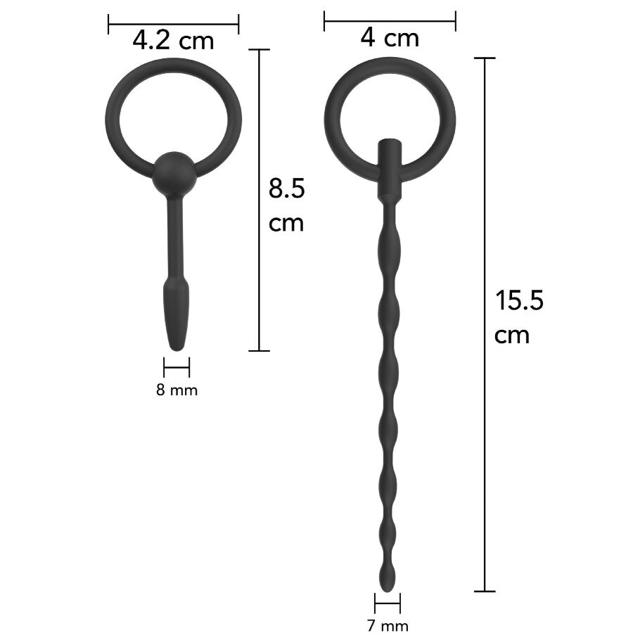 Plug anal extreme starter set de plugs urétraux 2 unités – Hidden Desire