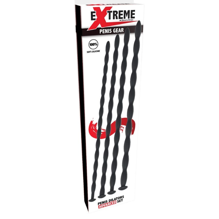 Ensemble extreme advanced set de dilatateurs urétraux 4 unités – Hidden Desire