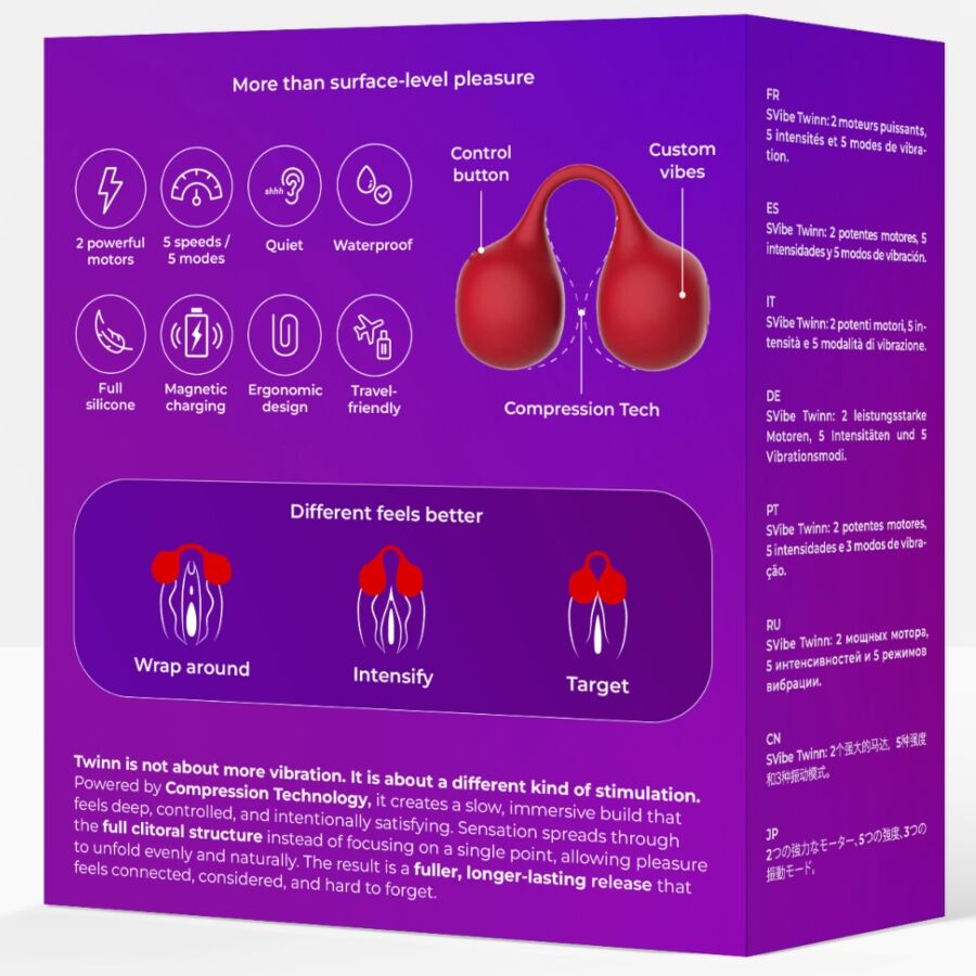 Twinn vibrateur à doigts cerise – Snail Vibe