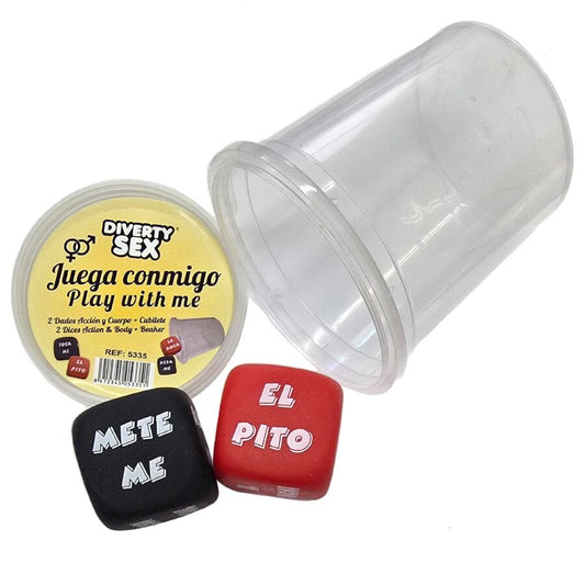 Jeu de dés verbe + partie du corps avec coupe – Diablo Picante