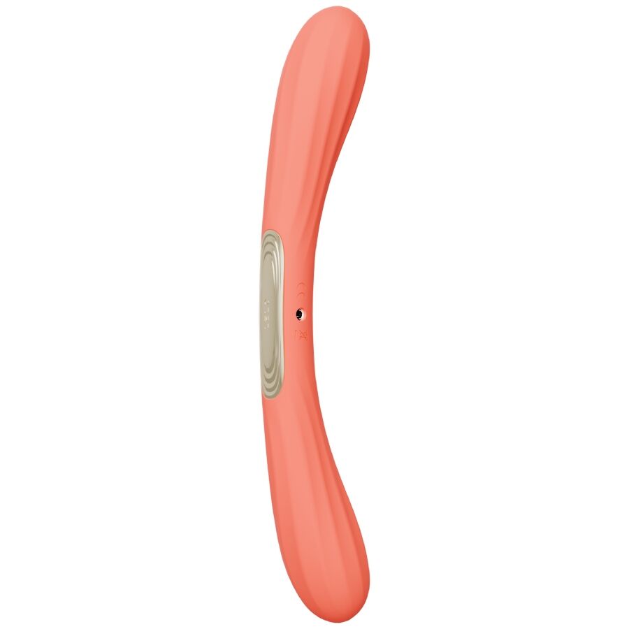 Boomerang vibrateur double extension rouge corail – Lelo