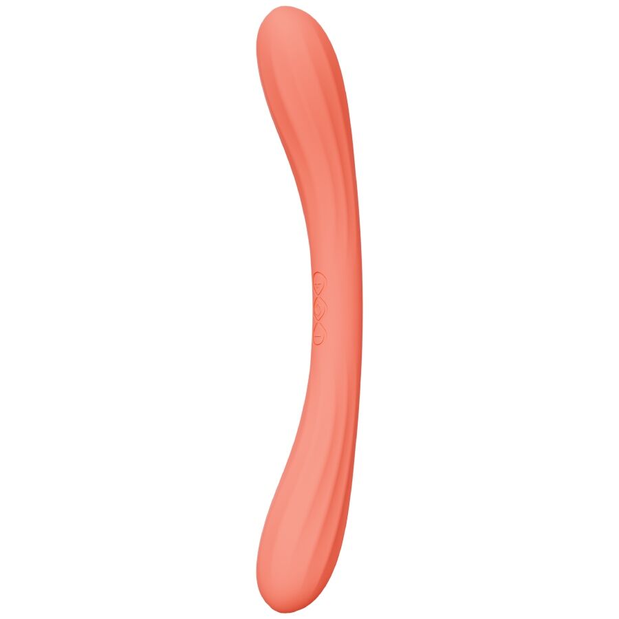 Boomerang vibrateur double extension rouge corail – Lelo