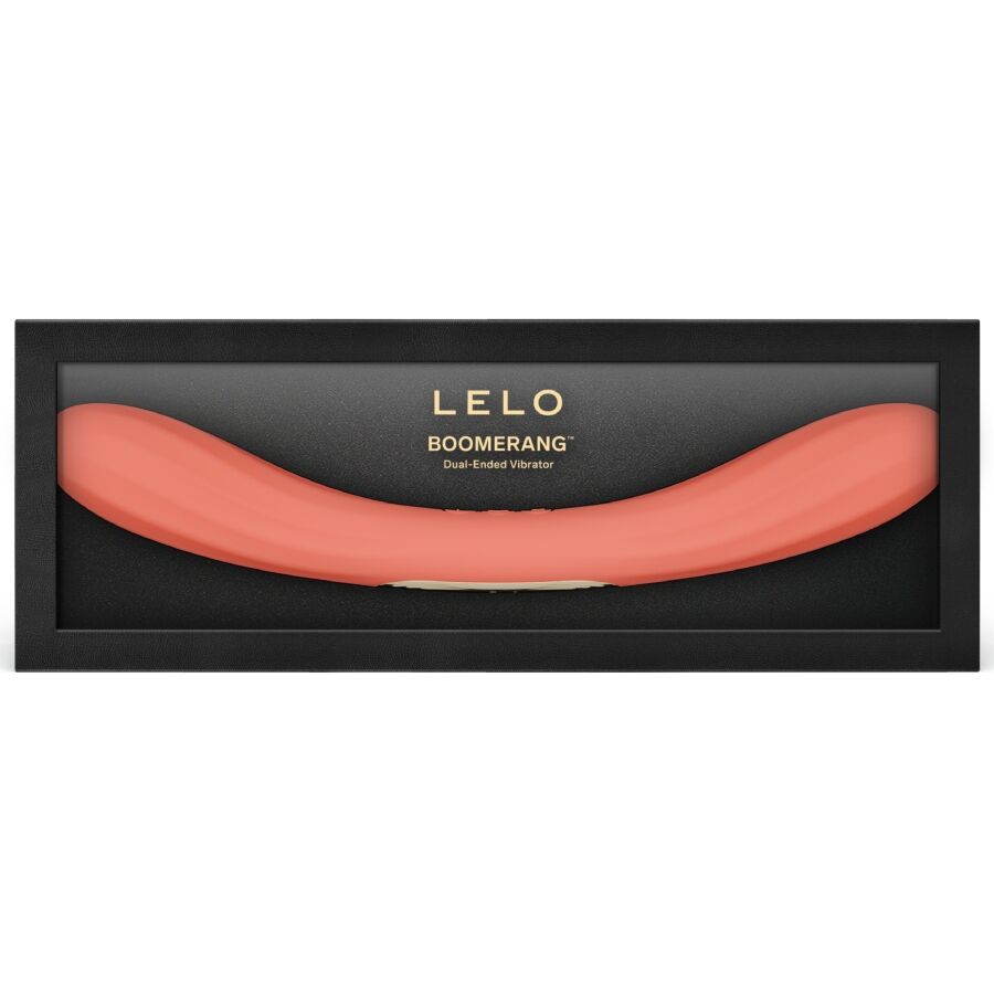 Boomerang vibrateur double extension rouge corail – Lelo