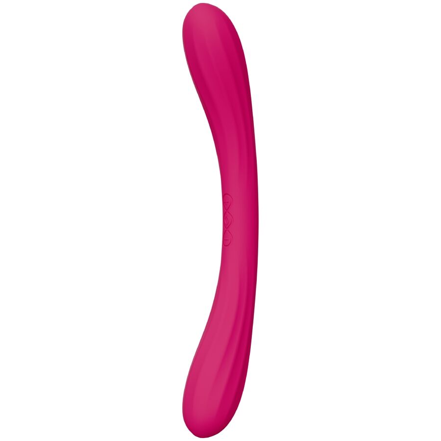 Boomerang vibrateur à double extrémité cerise – Lelo