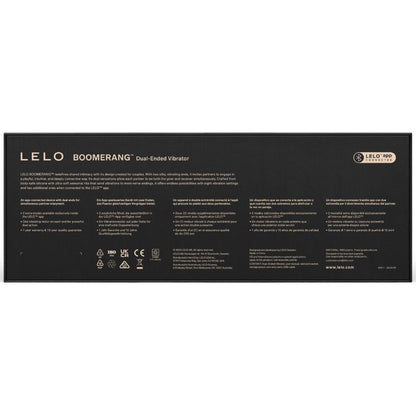 Boomerang vibrateur à double extrémité violet – Lelo