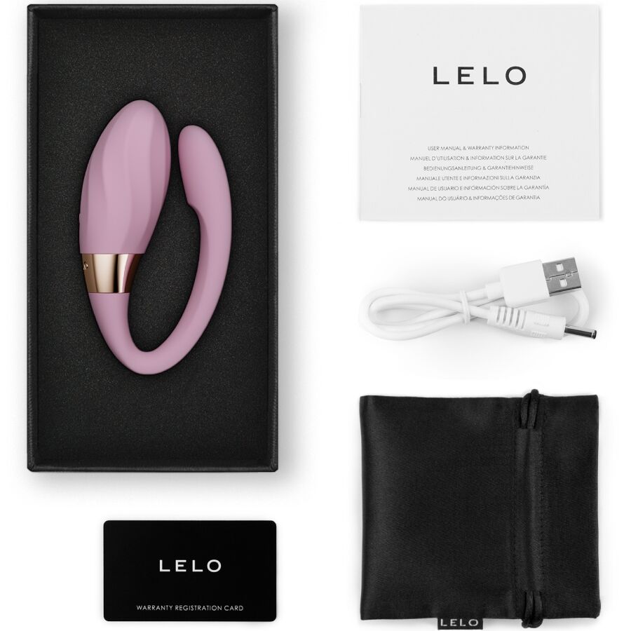 Tiani twist vibrateur pour couples rose pâle – Lelo