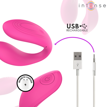Vibrateur nora stimulateur à pince vibrante rose – Intense