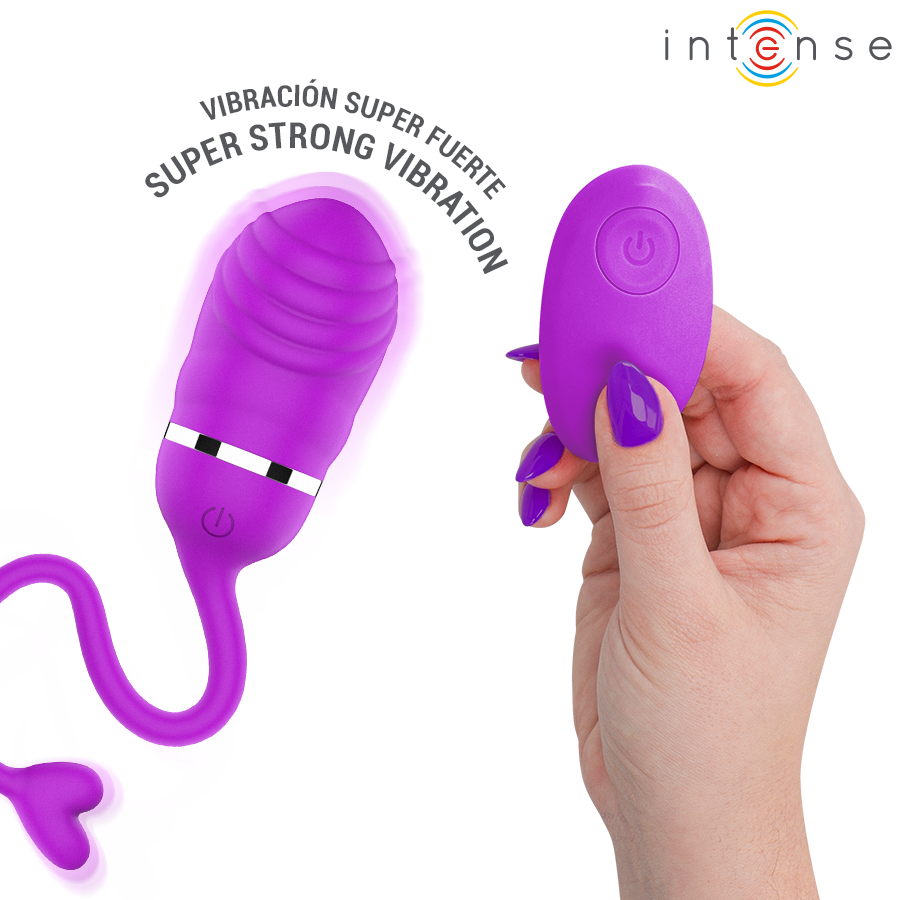 Vibrateur sookie œuf vibrant à télécommande violet – Intense