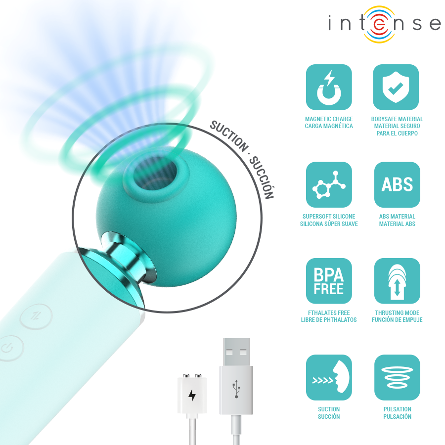 Hamby stimulateur multifonctionnel à succion et vibration – Intense