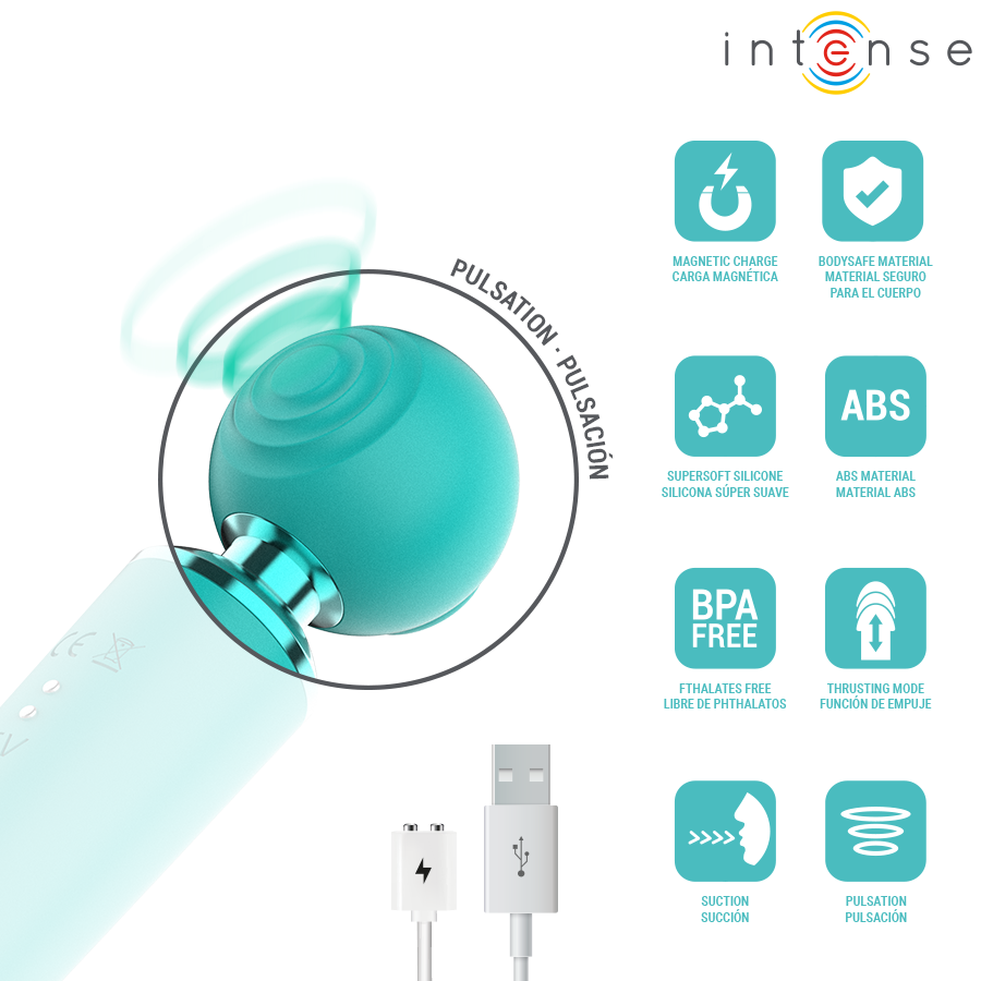 Hamby stimulateur multifonctionnel à succion et vibration – Intense