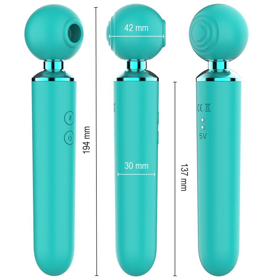 Hamby stimulateur multifonctionnel à succion et vibration – Intense
