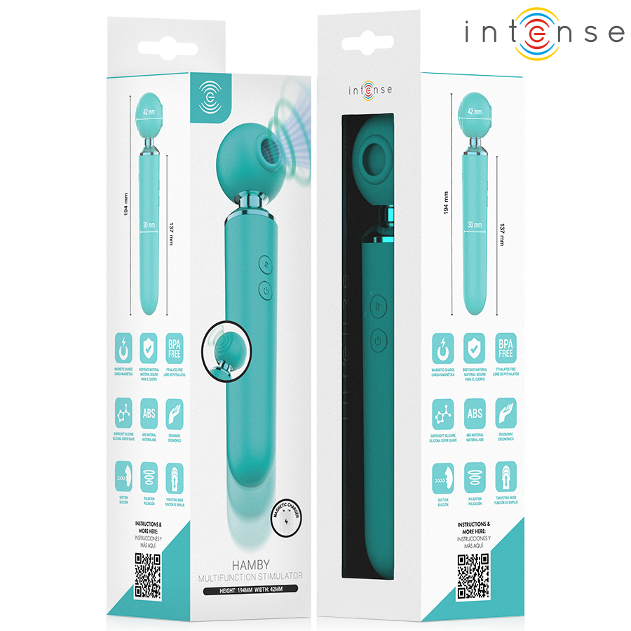 Hamby stimulateur multifonctionnel à succion et vibration – Intense