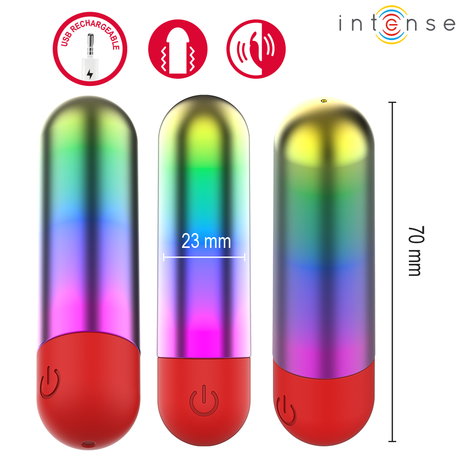 Stimulateur clitoridien debbie rainbow clitoris vibrant balle – Intense