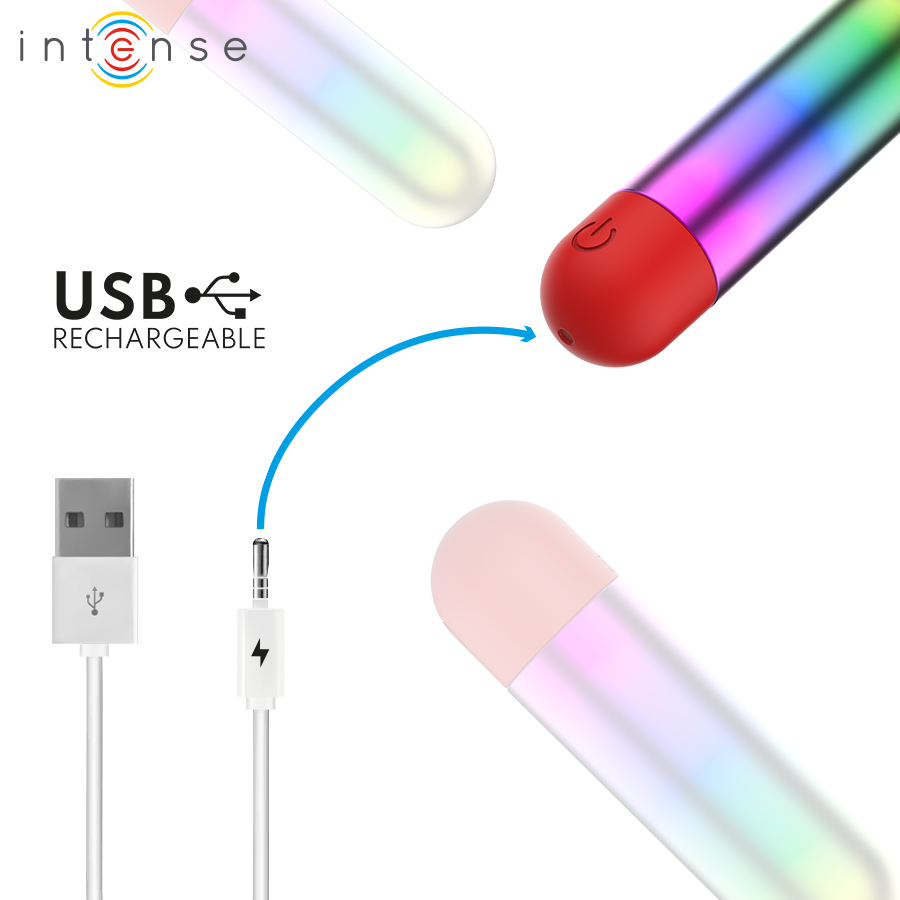 Stimulateur clitoridien debbie rainbow clitoris vibrant balle – Intense