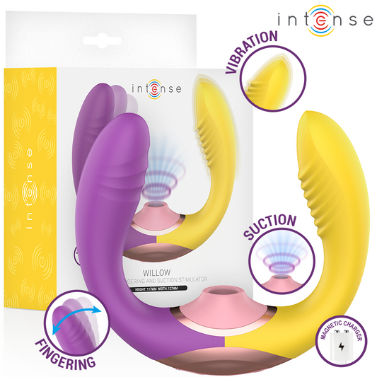 Willow stimulateur à succion et vibration 3 en 1 – Intense