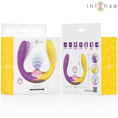 Willow stimulateur à succion et vibration 3 en 1 – Intense