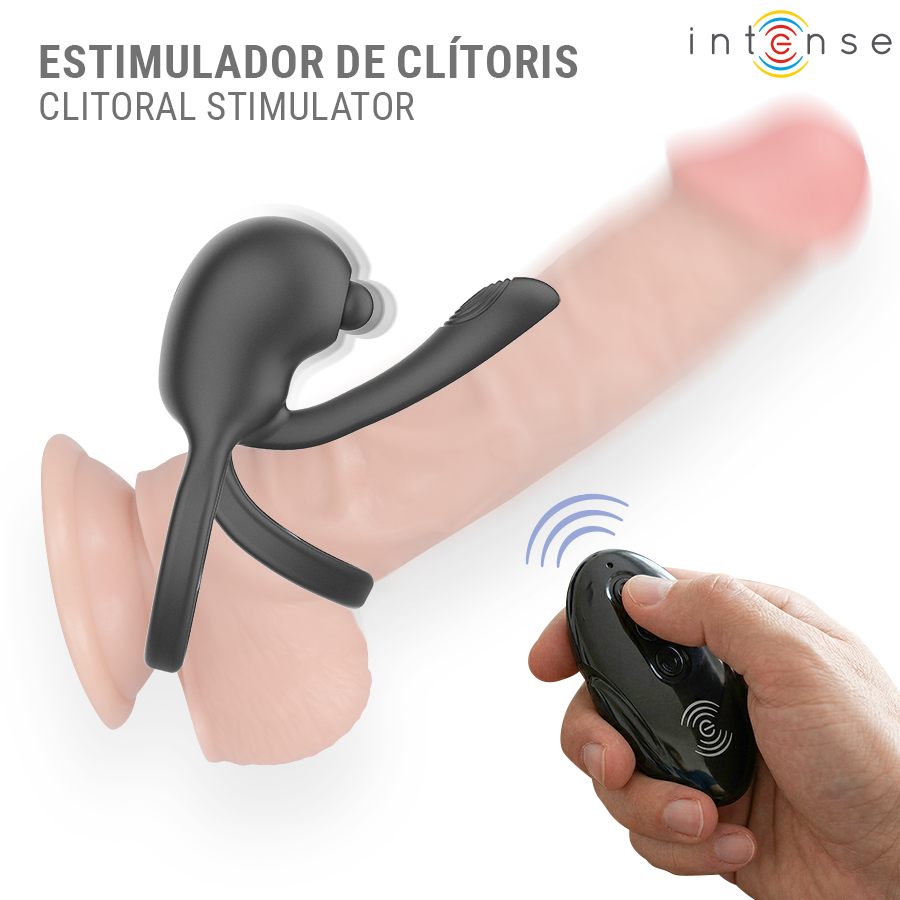 Vibrateur spike anneau pénis vibrant à télécommande – Intense