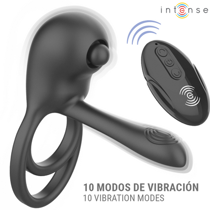 Vibrateur spike anneau pénis vibrant à télécommande – Intense