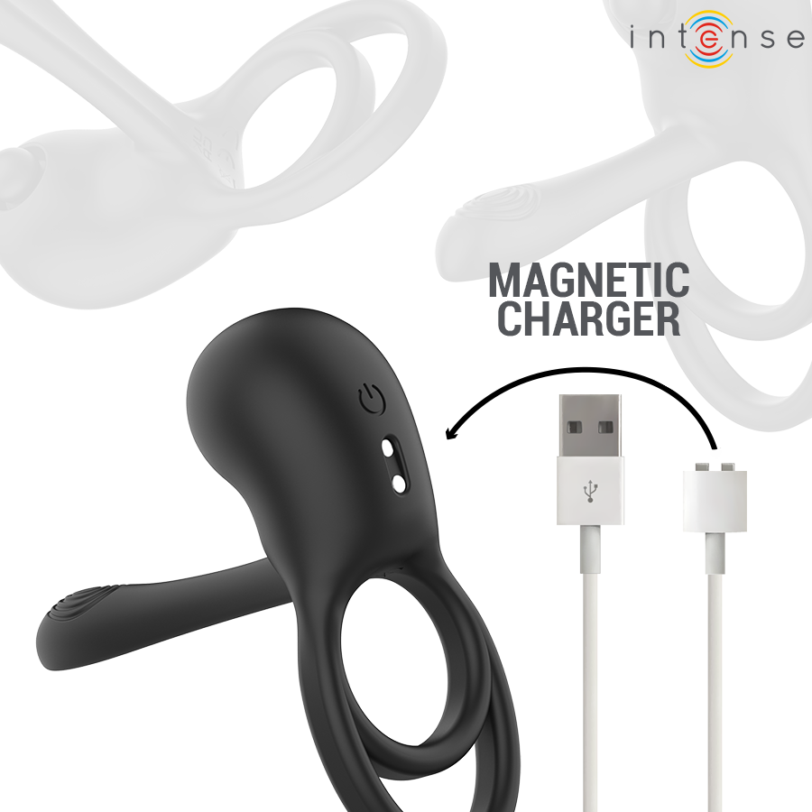 Vibrateur spike anneau pénis vibrant à télécommande – Intense