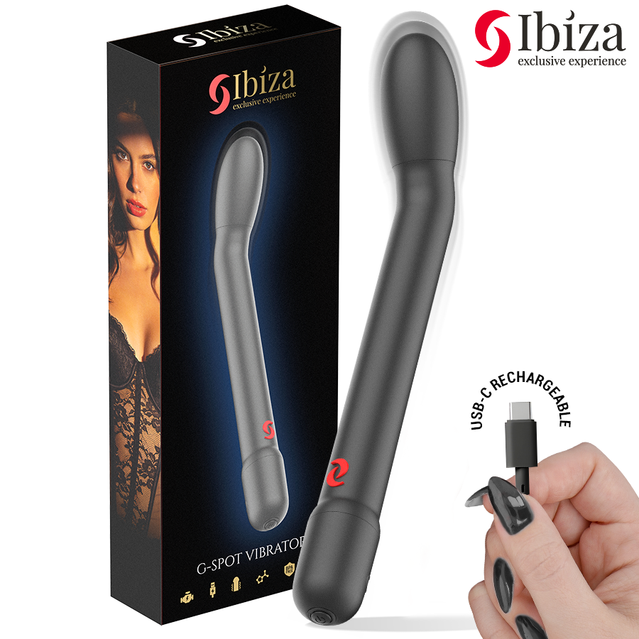 Vibrateur point g noir avec vibration – Ibiza
