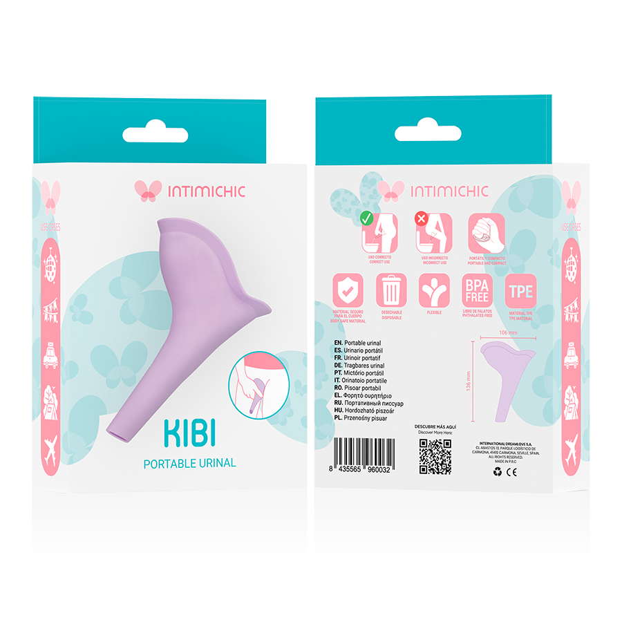 Kibi urinaire portable jetable – Intimichic