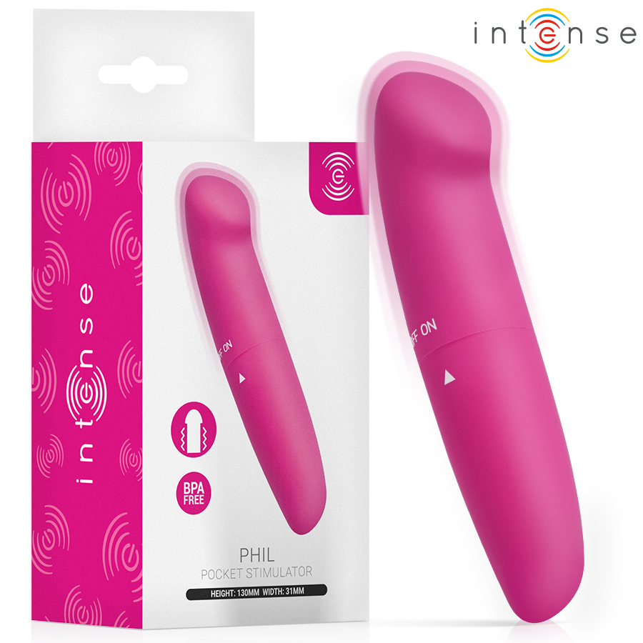 Phil vibrateur point g rose 13 cm – Intense