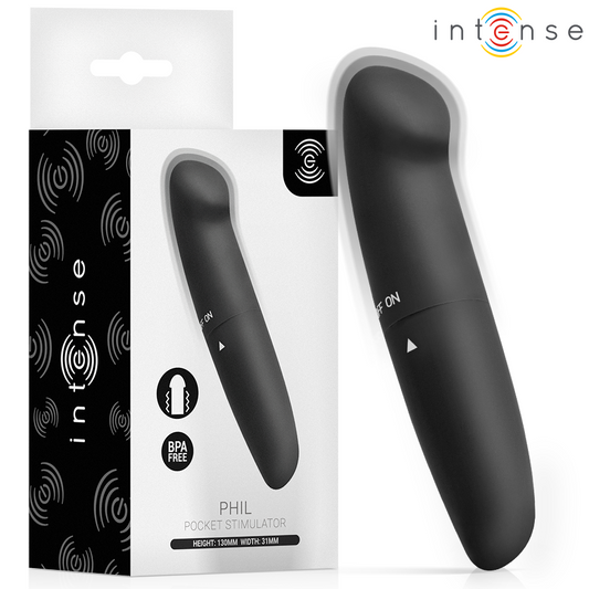 Phil vibrateur sous-tête g noir 13 cm – Intense