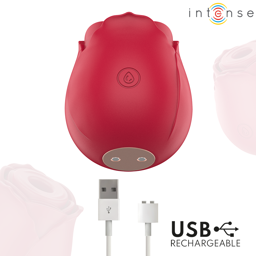 Stimulateur clitoridien camellia succion clitoriale rose par waves bordeaux – Intense