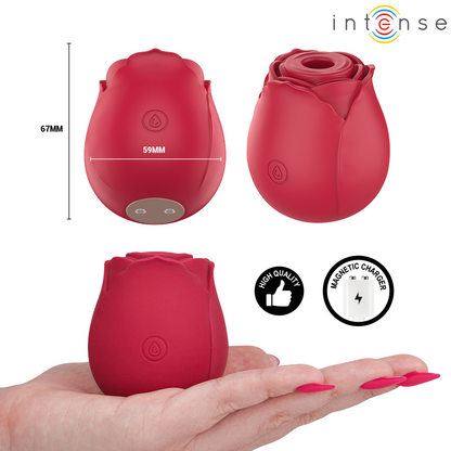 Stimulateur clitoridien camellia succion clitoriale rose par waves bordeaux – Intense