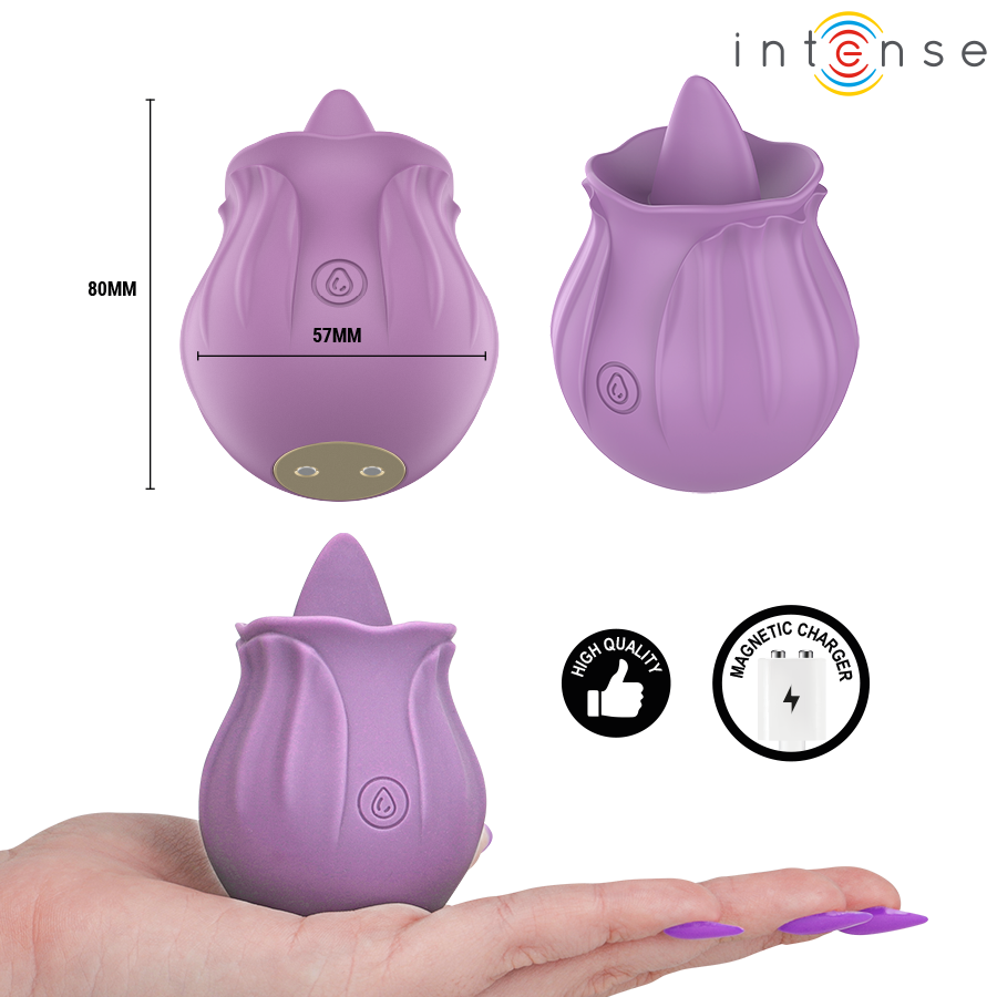 Azalea fleur stimulant clit 10 vibrations violet – Intense