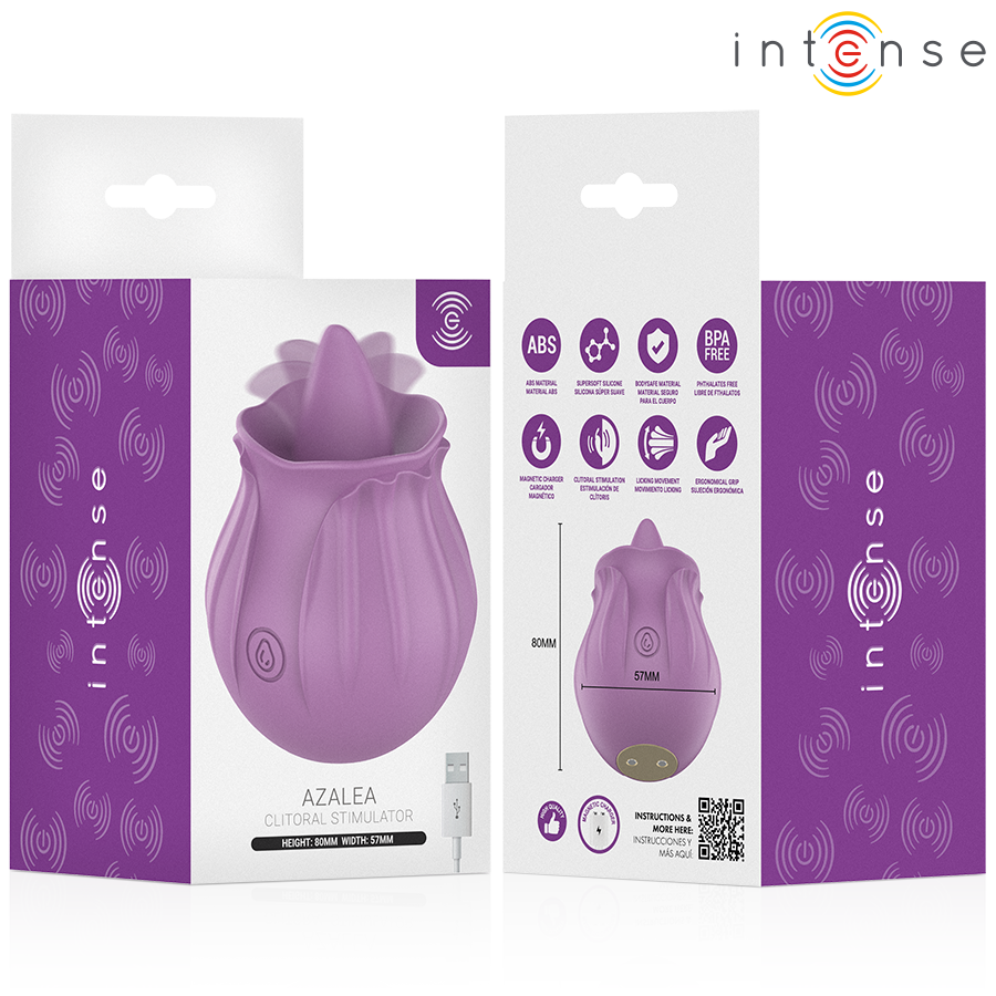 Azalea fleur stimulant clit 10 vibrations violet – Intense