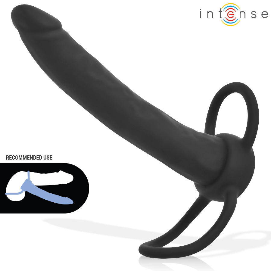 Lucas gode anal avec anneau pénien et testiculaire en silicone – Intense