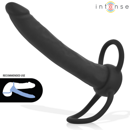 Lucas gode anal avec anneau pénien et testiculaire en silicone – Intense