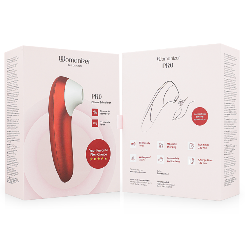 Stimulateur clitoridien stimulateur clitorial vibrant pro bordeaux – Womanizer
