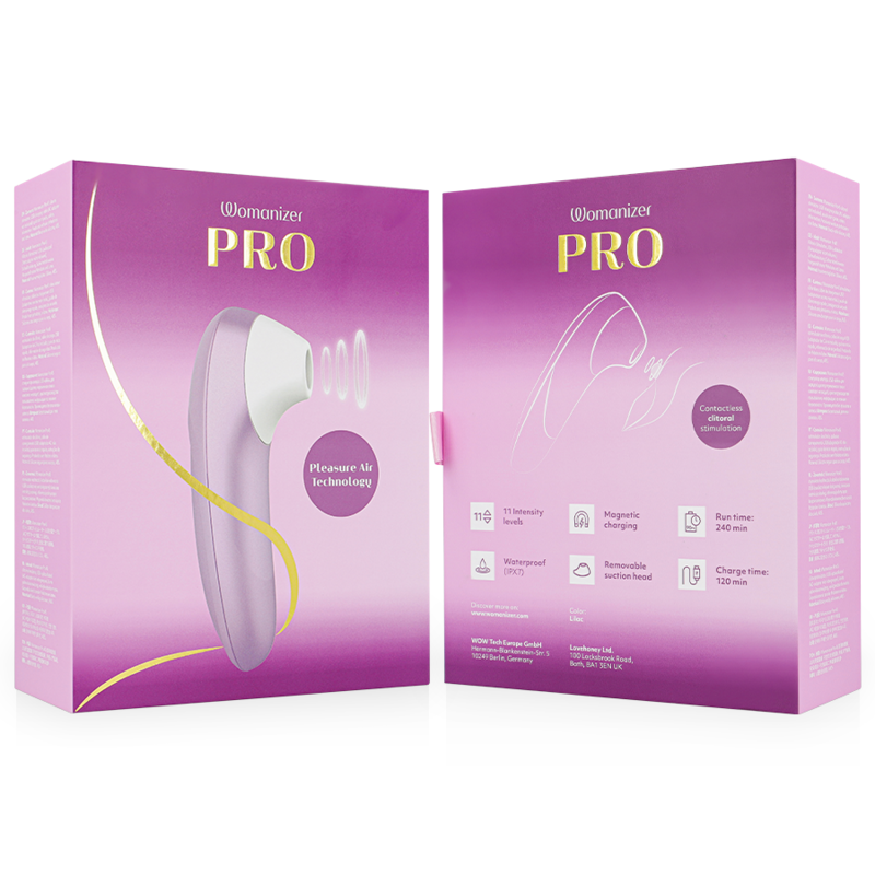 Stimulateur clitoridien stimulateur clitorial pro vibrant lilas – Womanizer