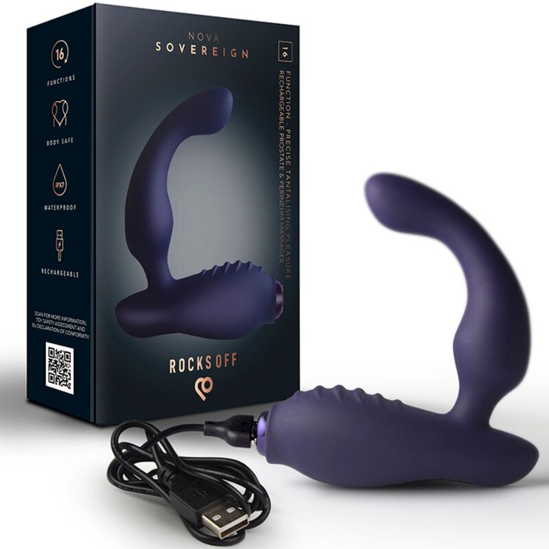 Vibrateur mini baguette rechargeable 16 fonctions rose pivoine – Rocks-Off
