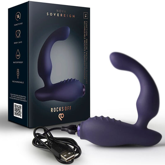 Vibrateur mini baguette rechargeable 16 fonctions rose pivoine – Rocks-Off