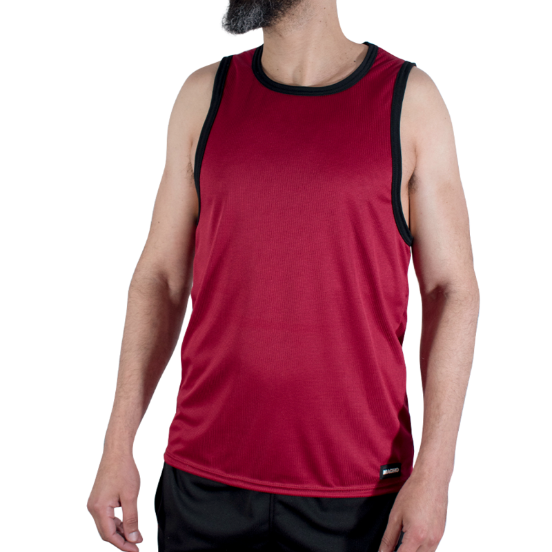 T-shirt de sport bordeaux – Macho CMV003