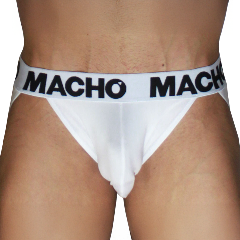 Jockstrap jock blanc + blanc – Macho MX29BL