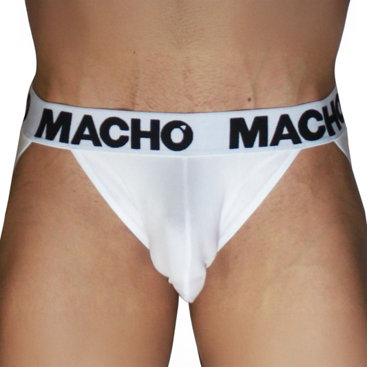 Jockstrap jock blanc + blanc – Macho MX29BL